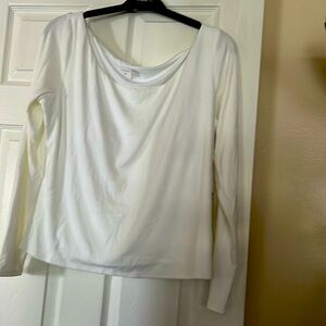Woman Optic white long sleeve top.. Soma brand .., size XXL